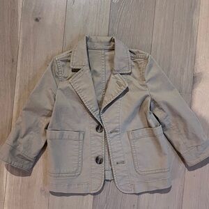 GAP Kids Khaki Utility Blazer